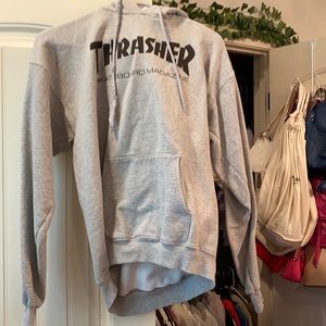 grey thrasher hoodie